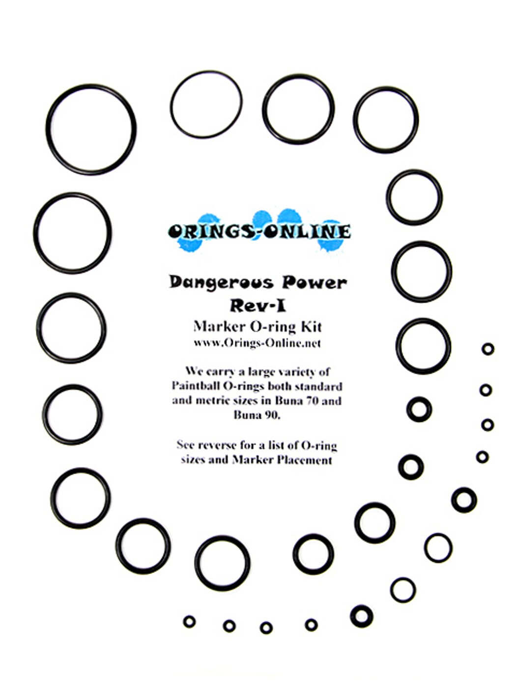 Dangerous Power Rev-I Marker O-ring Kit